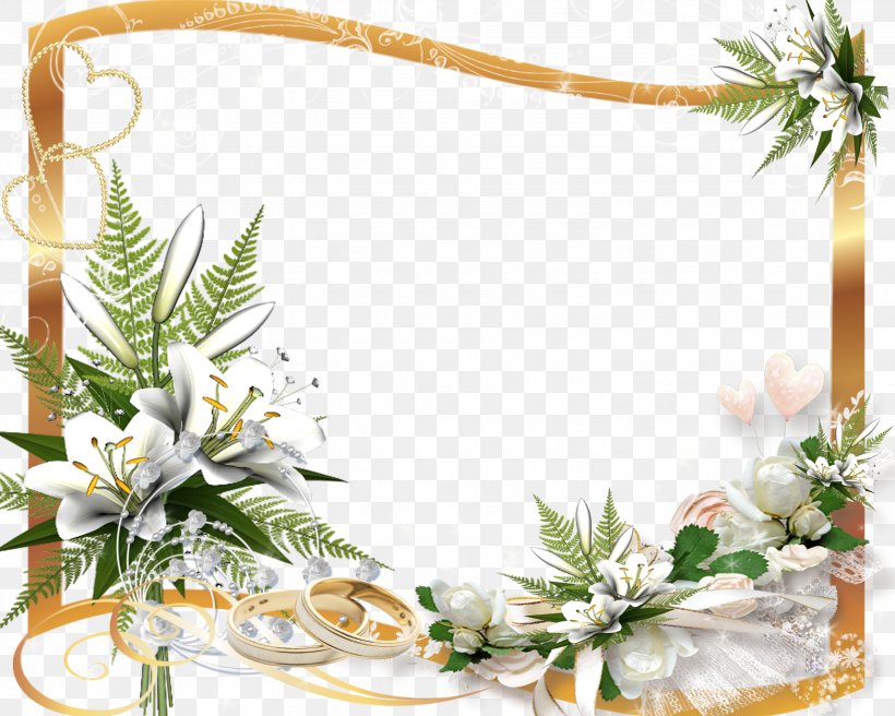 Picture Frames Wedding Clip Art, PNG, 3000x2400px, Picture Frames, Computer Software, Cut Flowers, Decor, Directupload Download Free