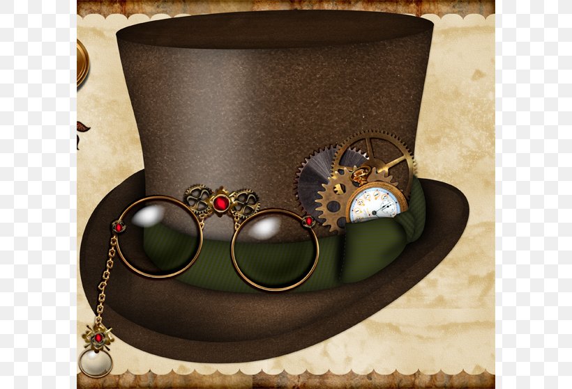 Steampunk Top Hat Clip Art, PNG, 600x559px, Steampunk, Digital Scrapbooking, Fashion, Fashion Accessory, Free Content Download Free