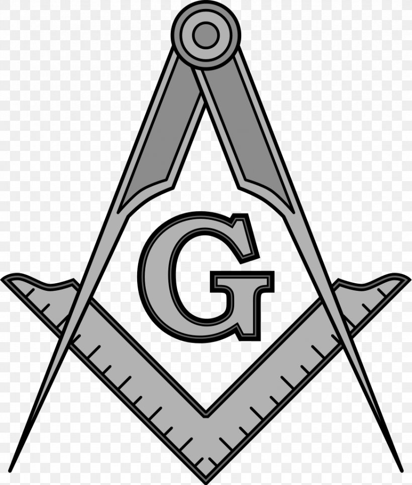Freemasonry Square And Compasses Masonic Lodge Symbol Clip Art, PNG, 871x1024px, Freemasonry, Area, Artwork, Black And White, Compass Download Free