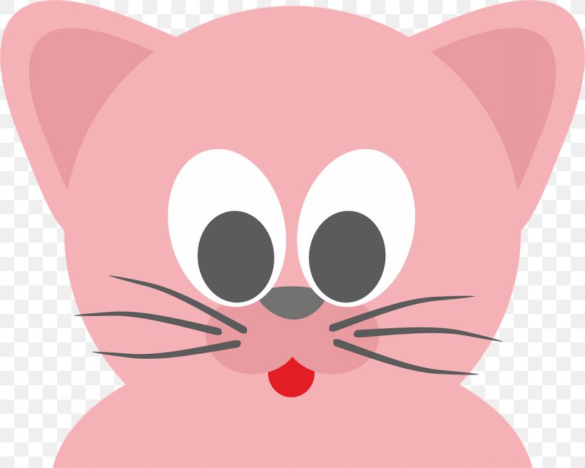 Kitten Whiskers Cat Clip Art, PNG, 1280x1025px, Watercolor, Cartoon, Flower, Frame, Heart Download Free