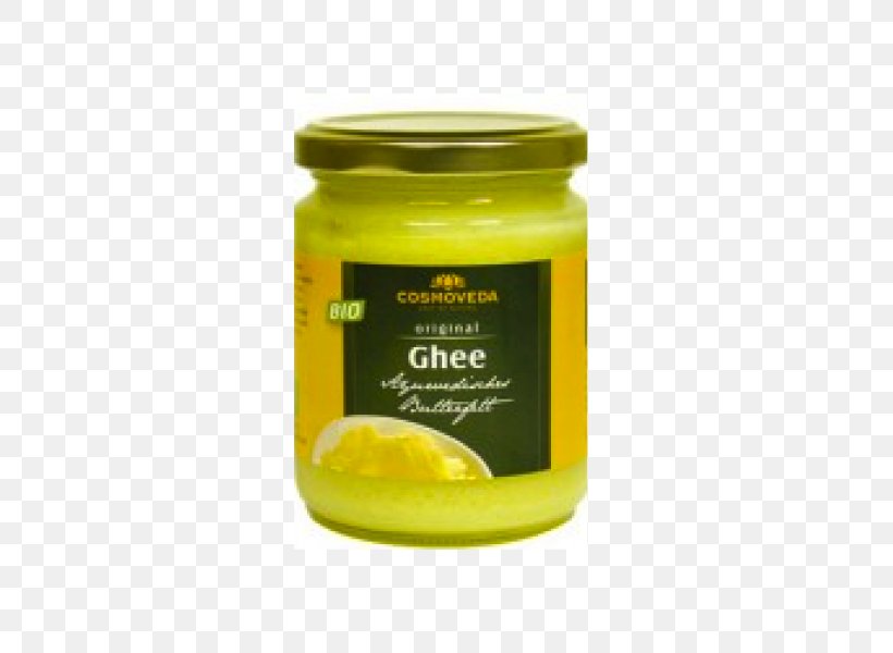 Organic Food COSMOVEDA Indian Cuisine Clarified Butter Ghee, PNG, 517x600px, Organic Food, Ayurveda, Baking, Butter, Citric Acid Download Free