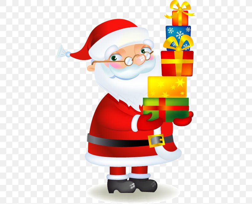 Santa Claus Christmas Stockings Gift Illustration, PNG, 452x662px, Santa Claus, Art, Cartoon, Christmas, Christmas Card Download Free