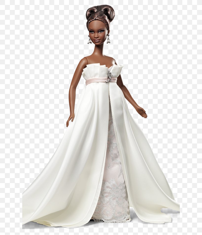 Barbie Doll Wedding Dress Fashion, PNG, 640x950px, Watercolor, Cartoon, Flower, Frame, Heart Download Free