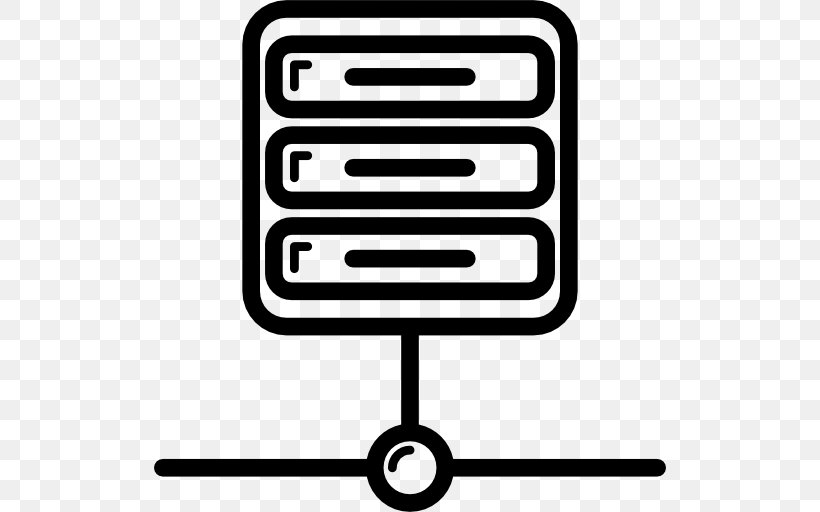 Computer Servers Computer Network Download, PNG, 512x512px, Computer Servers, Area, Black And White, Computer Network, Interface Download Free