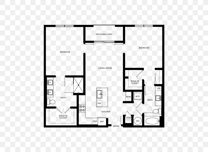 Compass Pointe Floor Plan Bed, PNG, 600x600px, Floor Plan, Area, Bed, Black, Black And White Download Free