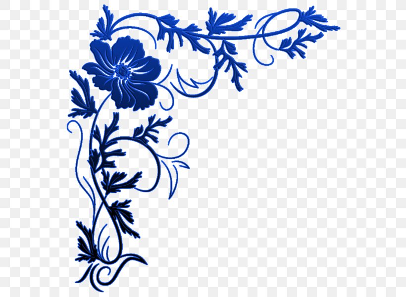 Floral Design Ping Clip Art, PNG, 584x600px, Floral Design, Artwork, Black And White, Blue, Branch Download Free