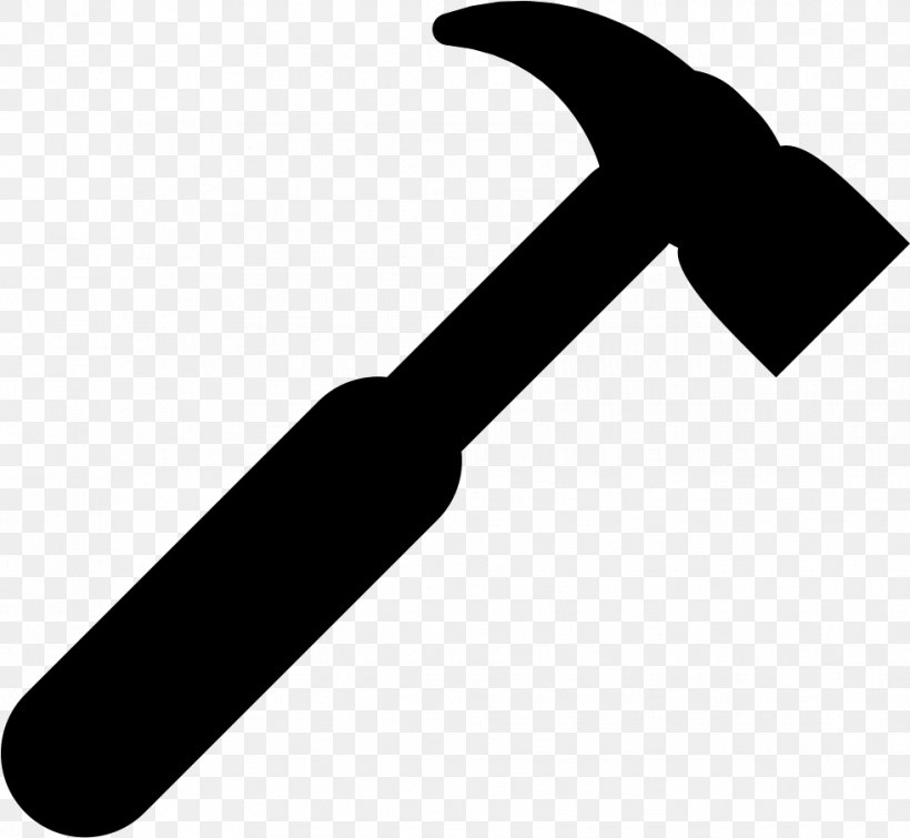 Hammer Tool Clip Art, PNG, 981x904px, Hammer, Black And White, Blacksmith, Claw Hammer, Cold Weapon Download Free