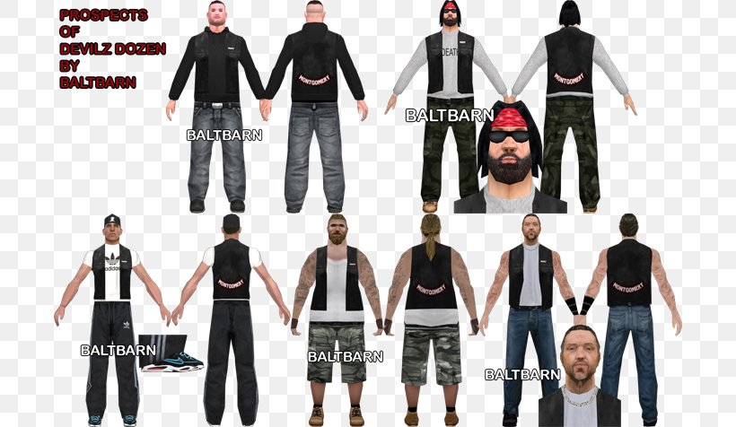 Mongols Motorcycle Club Grand Theft Auto: San Andreas Sons Of Silence, PNG, 700x476px, Motorcycle Club, Action Figure, Association, Costume, Costume Design Download Free