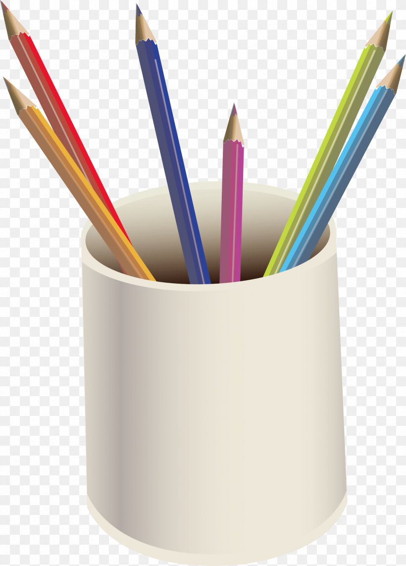 Pencil Brush Pot, PNG, 1767x2464px, Pencil, Brush Pot, Colored Pencil, Office Supplies, Pen Download Free