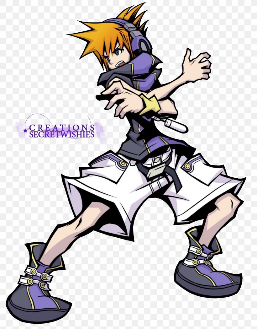 The World Ends With You Video Game Kingdom Hearts Character Protagonist, PNG, 1035x1323px, Watercolor, Cartoon, Flower, Frame, Heart Download Free