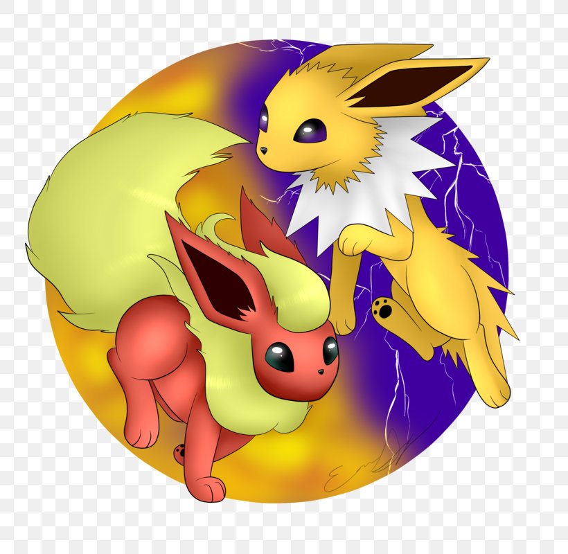 Jolteon Easter Bunny Flareon Rabbit Easter Egg, PNG, 800x800px, Jolteon, Cartoon, Computer, Easter, Easter Bunny Download Free