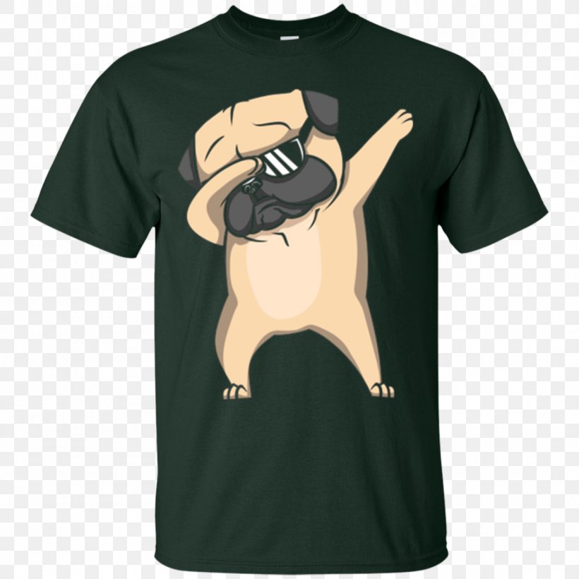 Pug T-shirt Hoodie Puppy, PNG, 1155x1155px, Pug, Active Shirt, Black, Brand, Clothing Download Free