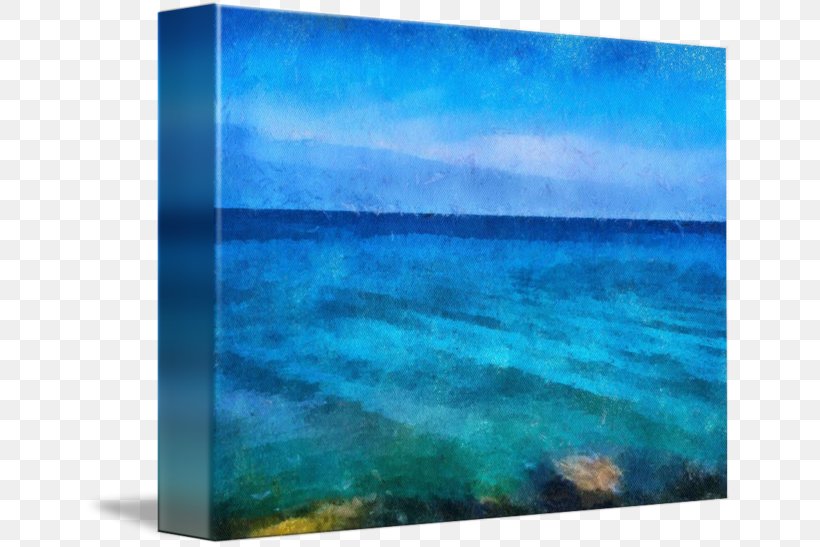 Water Resources Sea Painting Picture Frames, PNG, 650x547px, Water Resources, Aqua, Azure, Modern Art, Ocean Download Free