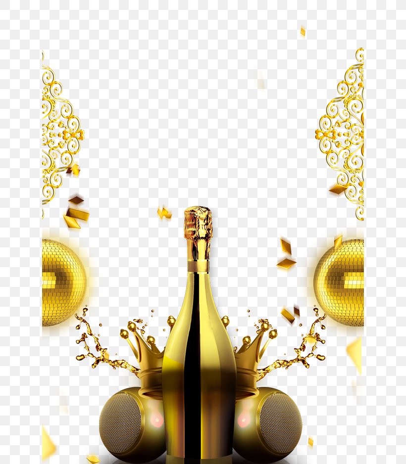 Champagne Gold, PNG, 650x938px, Champagne, Bottle, Cup, Drinkware, Glass Bottle Download Free