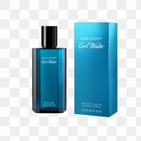 Perfume - Cool Water Eau De Toilette Perfume Davidoff Aftershave PNG