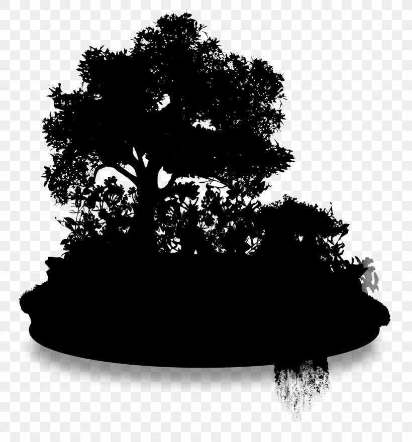 Tree Desktop Wallpaper Silhouette Computer Leaf, PNG, 1490x1600px, Tree, Black, Blackandwhite, Branch, Computer Download Free