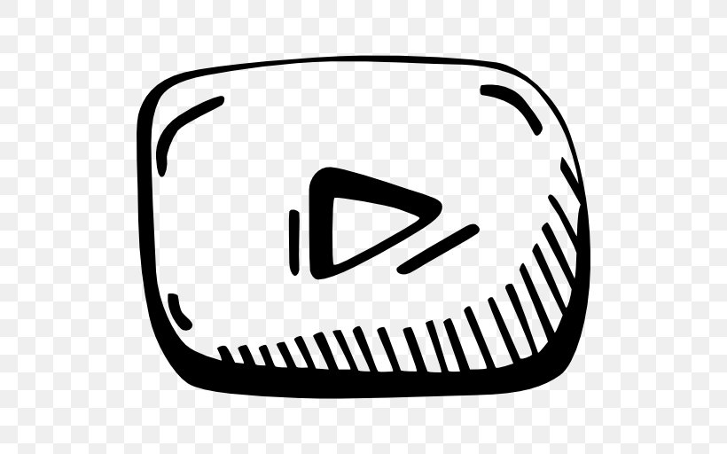 YouTube Drawing Social Media Clip Art, PNG, 512x512px, Youtube, Area, Black, Black And White, Brand Download Free