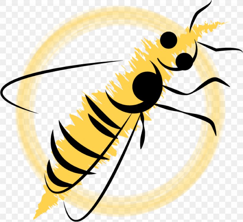 Honey Bee YouTube Campervans Clip Art, PNG, 2776x2534px, Honey Bee, Artwork, Bee, Campervans, Email Download Free