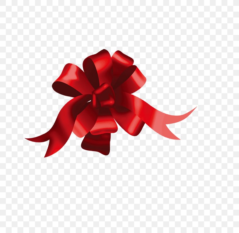Red Ribbon Flower, PNG, 800x800px, Red, Cartoon, Christmas, Drawing, Flower Download Free