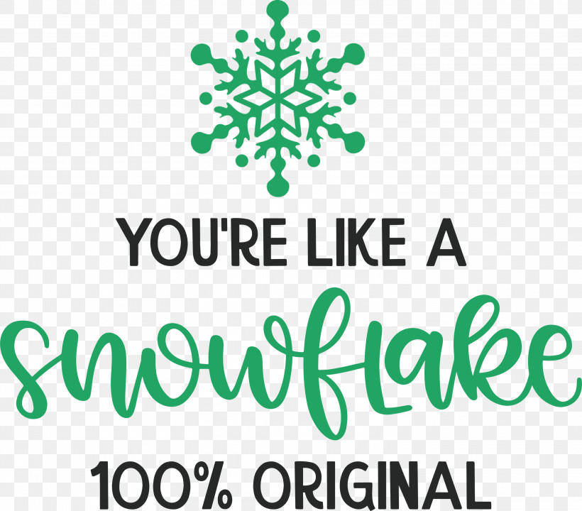 Snowflake, PNG, 3000x2636px, Snowflake, Green, Leaf, Line, Logo Download Free
