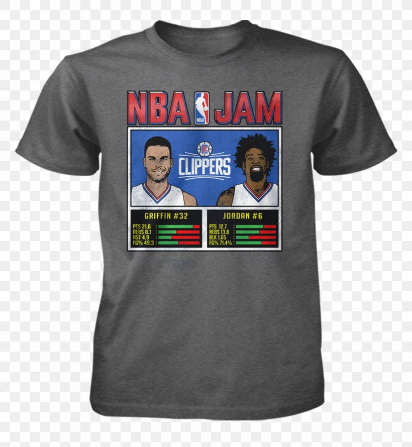 T-shirt Los Angeles Clippers Clothing NBA Jam, PNG, 1415x1537px, Tshirt, Active Shirt, Blake Griffin, Brand, Casual Attire Download Free