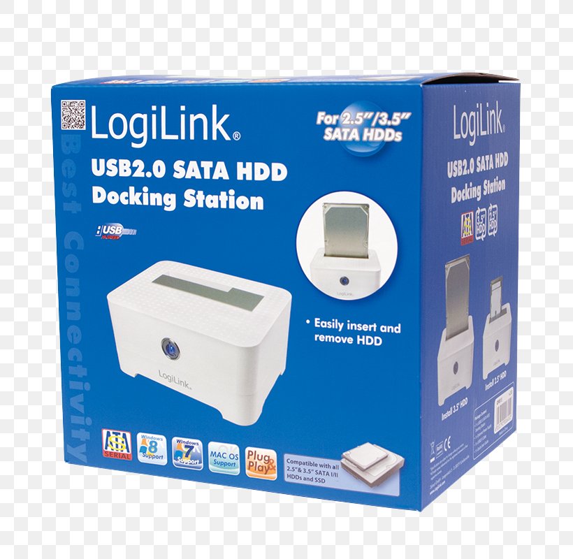 Computer Port USB Hard Drives Docking Station Serial ATA, PNG, 800x800px, Computer Port, Computer Hardware, Disk Storage, Docking Station, Electronics Download Free