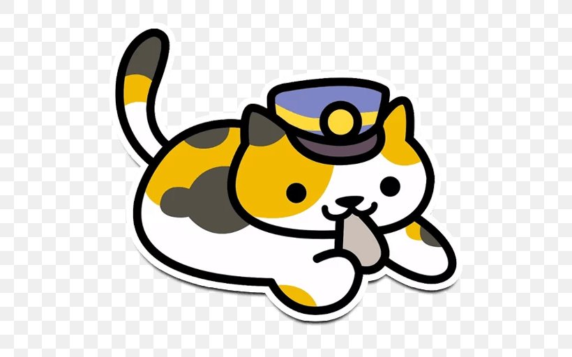 Neko Atsume Cat Android Sticker, PNG, 512x512px, Neko Atsume, Android, Animal Crossing, Artwork, Cat Download Free