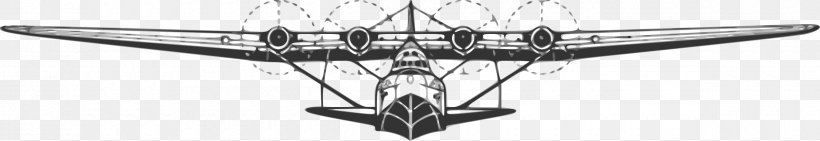 Martin M-130 Airplane Flying Boat, PNG, 2400x415px, Martin M130, Airplane, Artwork, Black And White, Drawing Download Free