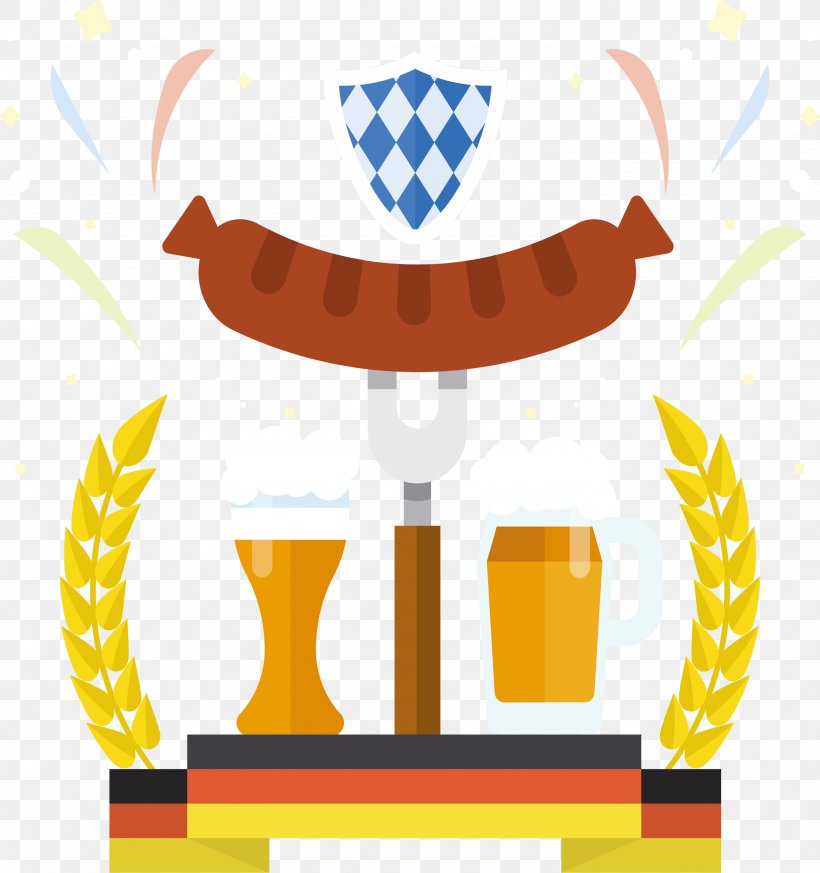 Oktoberfest Germany Beer German Cuisine Illustration, PNG, 2975x3170px, Oktoberfest, Beer, Beer Festival, Beerfest, German Cuisine Download Free