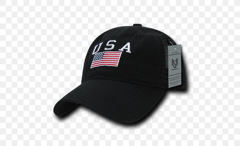 United States Trucker Hat T-shirt Baseball Cap, PNG, 500x500px, United States, Baseball Cap, Black, Brand, Cap Download Free