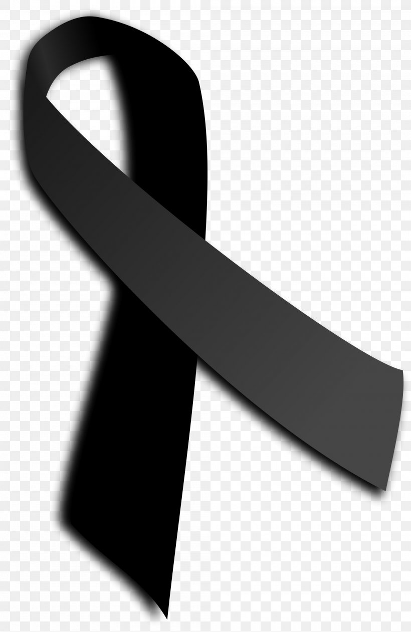 Black Ribbon Awareness Ribbon Clip Art, PNG, 2000x3077px, Black Ribbon, Awareness Ribbon, Black, Mourning, Pink Ribbon Download Free