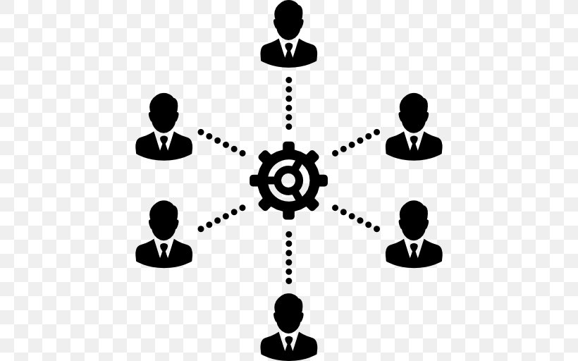 Business Computer Network Management, PNG, 512x512px, Business, Black And White, Business Networking, Communication, Computer Network Download Free