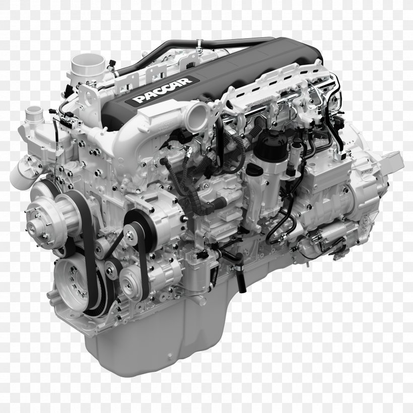 Paccar Peterbilt Engine Kenworth Truck, PNG, 1800x1800px, Paccar, Auto Part, Automotive Design, Automotive Engine Part, Black And White Download Free