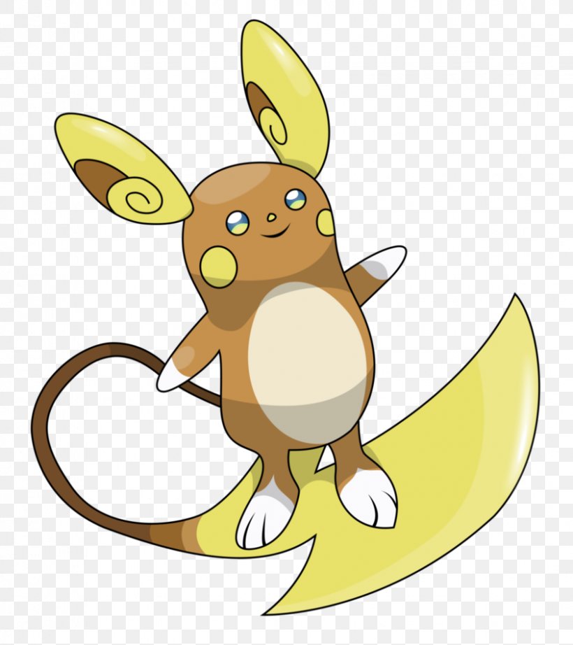 Pokémon Sun And Moon Raichu Domestic Rabbit Alola, PNG, 843x948px, Raichu, Alola, Carnivoran, Dog Like Mammal, Domestic Rabbit Download Free