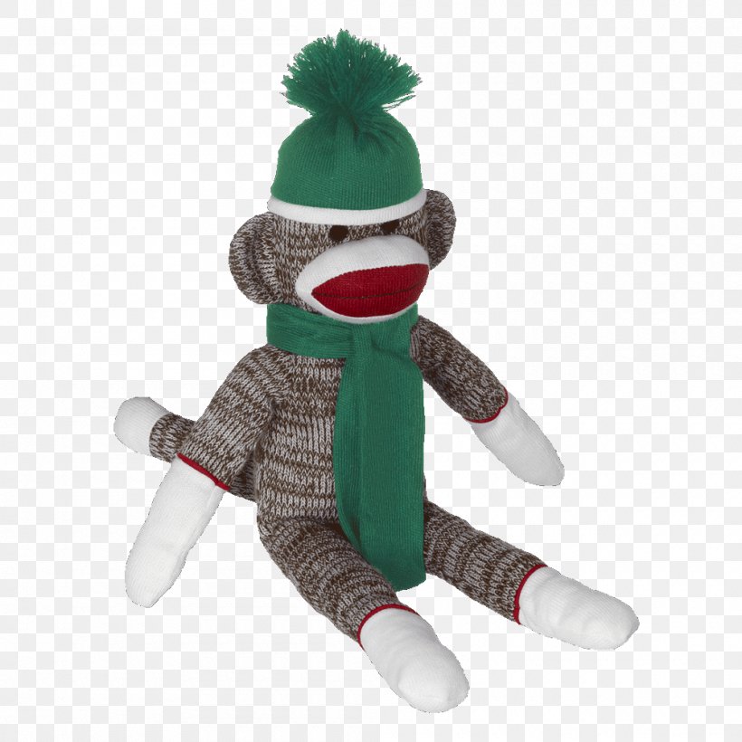 Sock Monkey Stuffed Animals & Cuddly Toys Beanie Babies, PNG, 1000x1000px, Sock Monkey, Baby Toys, Beanie, Beanie Babies, Christmas Download Free