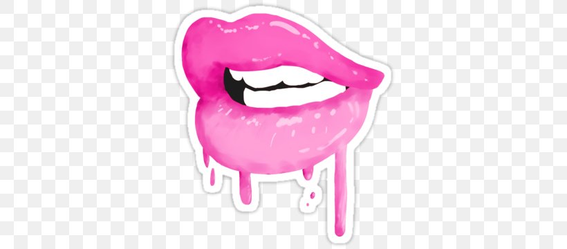 Sticker Lip Decal Clip Art, PNG, 375x360px, Sticker, Decal, Lip, Lip Gloss, Lipstick Download Free