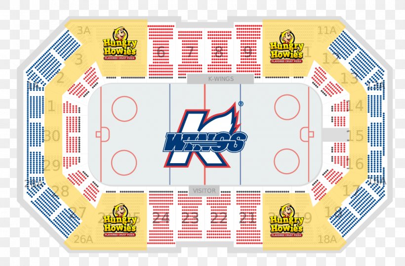 Wings Event Center Kalamazoo Wings Seating Assignment Sports Venue