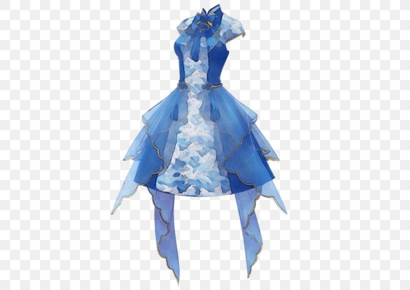 Blue Costume Design Dress Costume, PNG, 580x580px, Watercolor, Blue, Costume, Costume Design, Dress Download Free