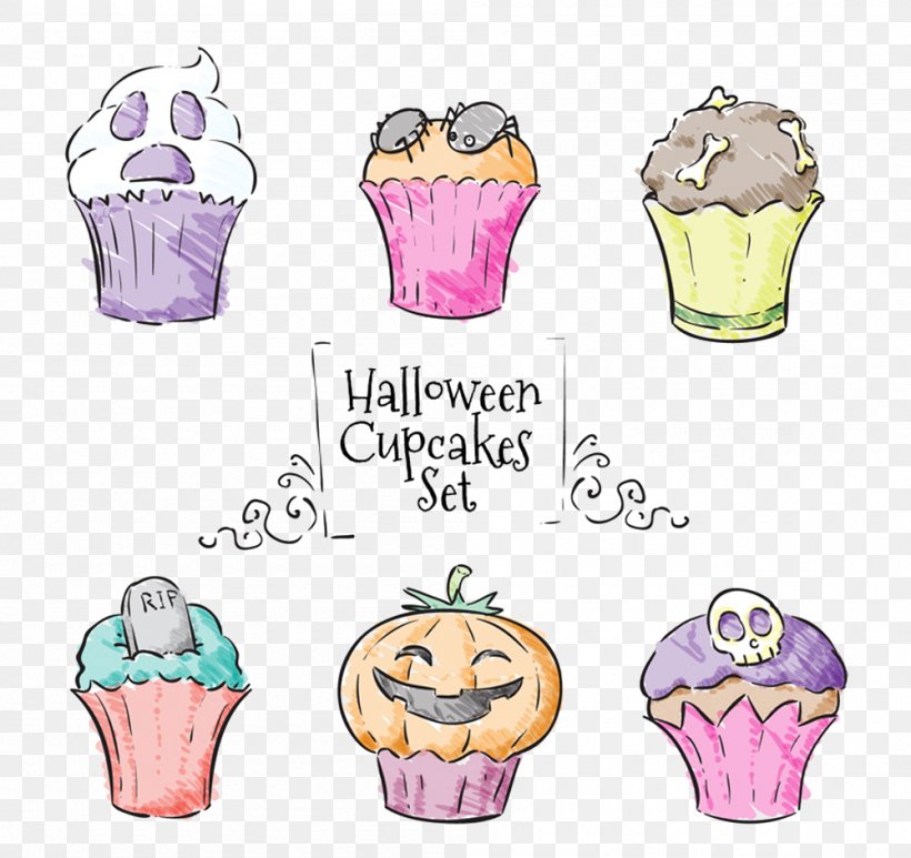 Halloween Cupcakes, PNG, 1000x943px, Halloween, Advertising, Area, Baking Cup, Coreldraw Download Free