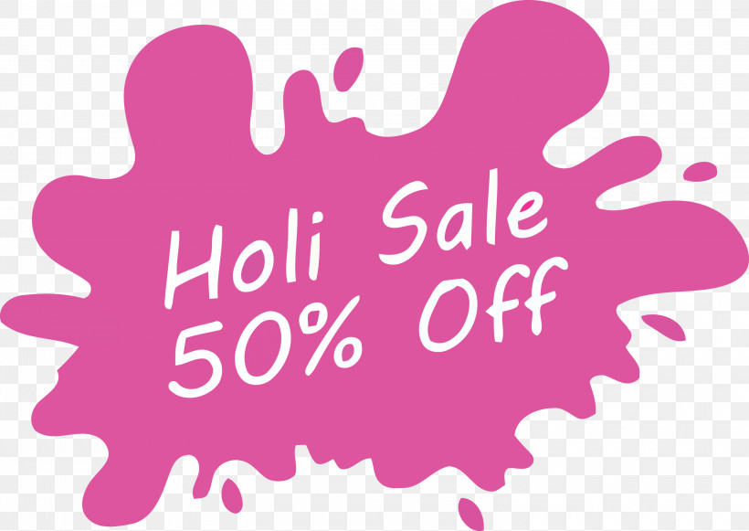 Holi Sale Holi Offer Happy Holi, PNG, 3000x2126px, Holi Sale, Happy Holi, Holi Offer, Logo, Magenta Download Free
