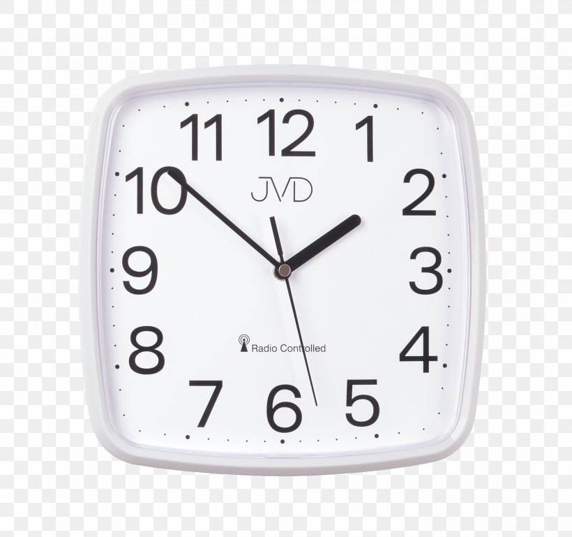 JVD Wanduhr Funk Funkwanduhr Analog Weiß Viereckig JVD Rh616.1 Alarm Clocks Watch Strap, PNG, 2182x2048px, Clock, Alarm Clock, Alarm Clocks, Alarm Device, Home Accessories Download Free