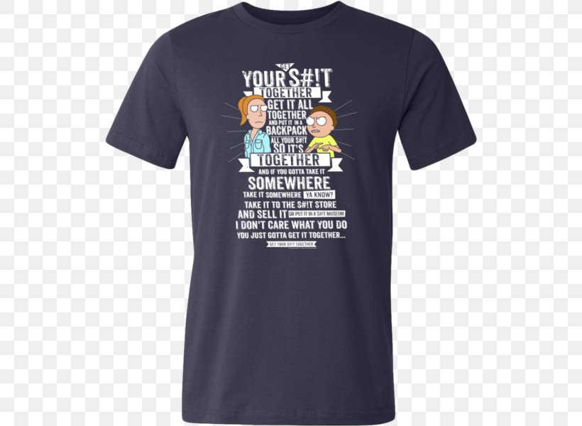 T-shirt Rick Sanchez Morty Smith Pocket Mortys Top, PNG, 524x600px, Tshirt, Active Shirt, Brand, Clothing, Clothing Sizes Download Free