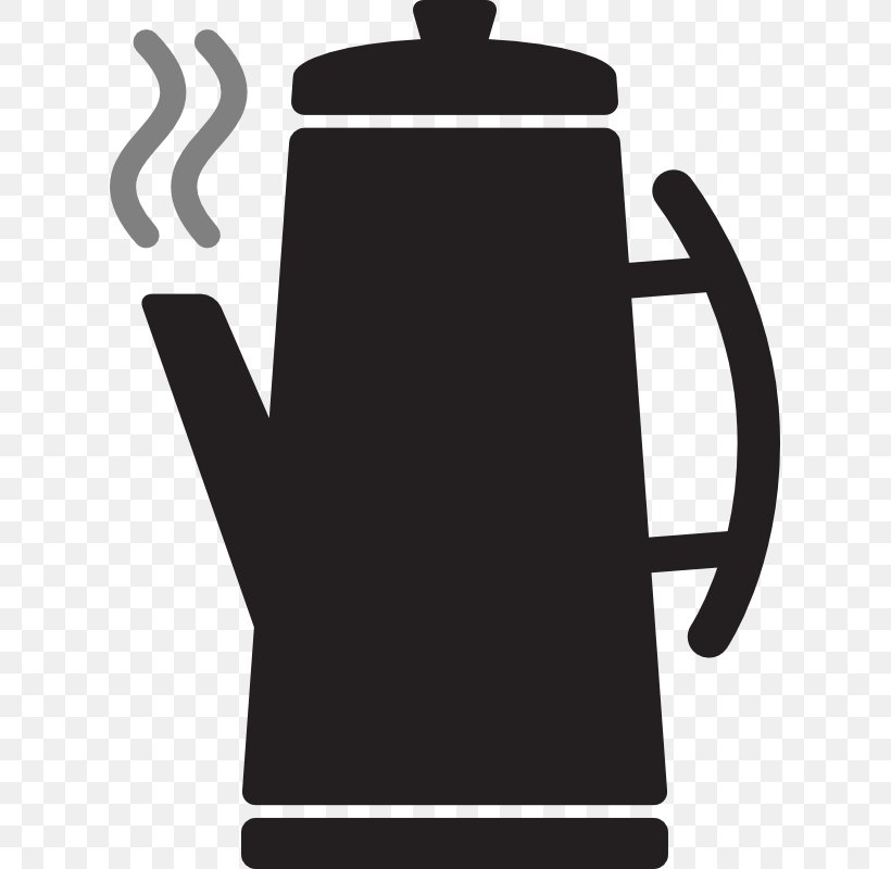 Coffee Smiley Clip Art, PNG, 617x800px, Coffee, Black, Black And White, Coffee Percolator, Coffeemaker Download Free