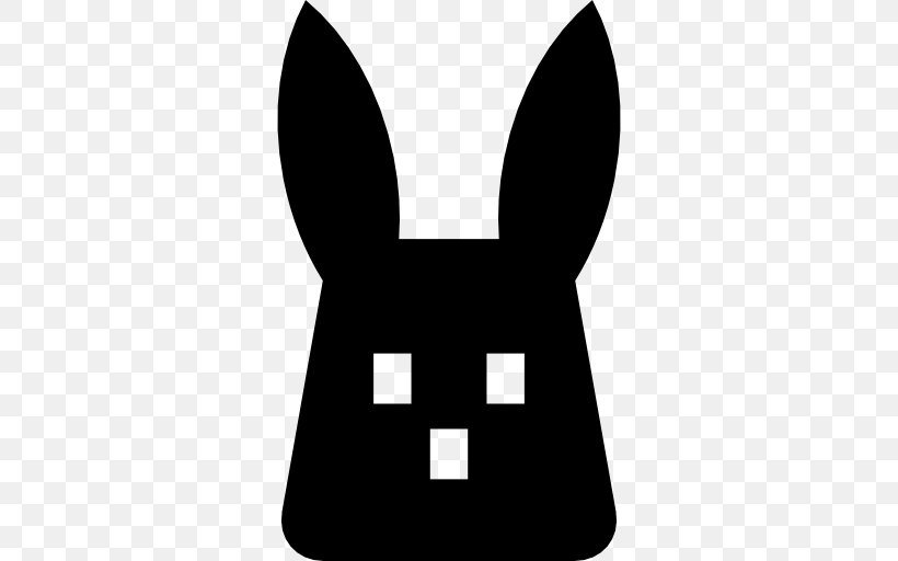 Easter Bunny European Rabbit, PNG, 512x512px, Easter Bunny, Black, Black And White, Dog Like Mammal, Easter Download Free