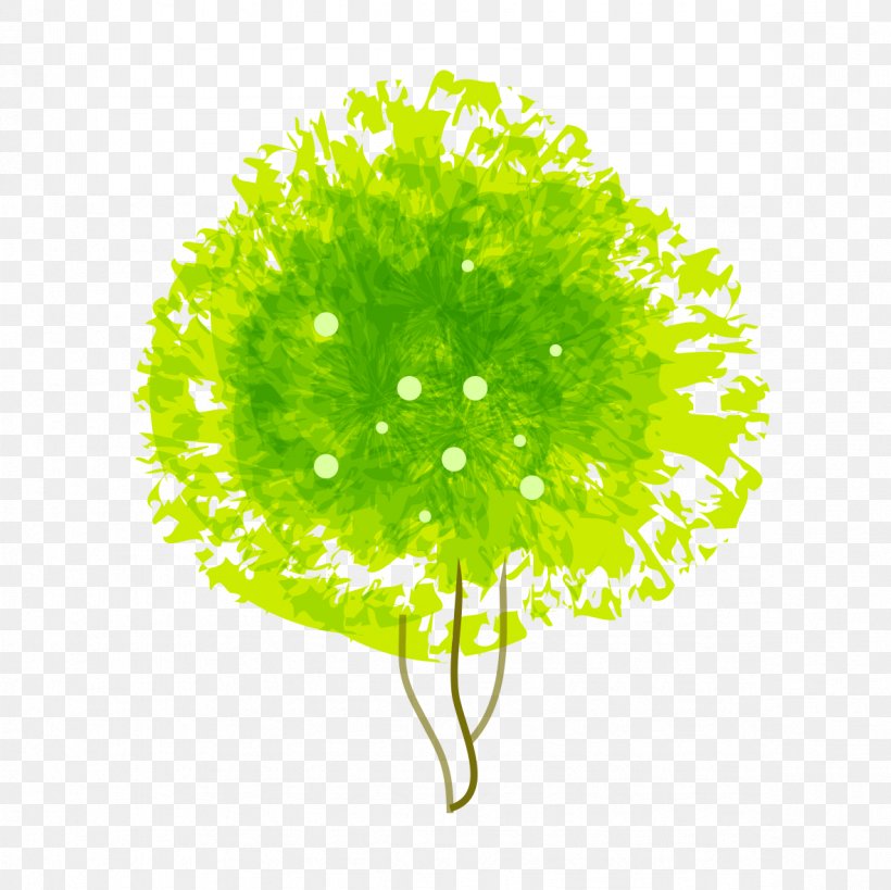 Green Dandelion Clip Art, PNG, 1181x1181px, Green, Dandelion, Grass, Leaf, Motif Download Free