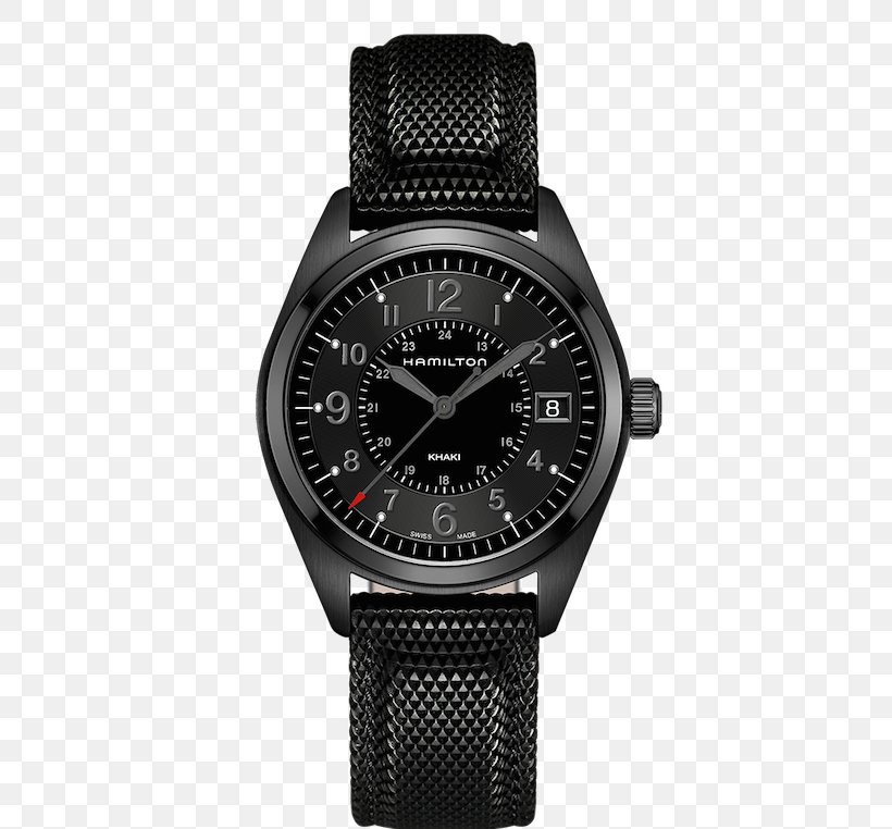 Hamilton Watch Company Hamilton Khaki Field Quartz Watch Strap Automatic Watch, PNG, 500x762px, Hamilton Watch Company, Automatic Watch, Black, Brand, Chronograph Download Free