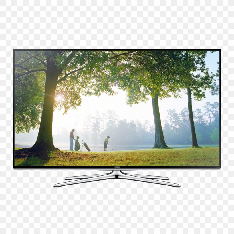 LED-backlit LCD High-definition Television Smart TV Samsung 1080p, PNG, 1000x1000px, 3d Television, 4k Resolution, Ledbacklit Lcd, Display Device, Grass Download Free