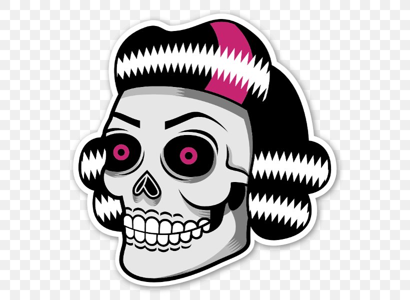 Skull Sticker Clip Art, PNG, 581x600px, Skull, Bone, Sticker Download Free