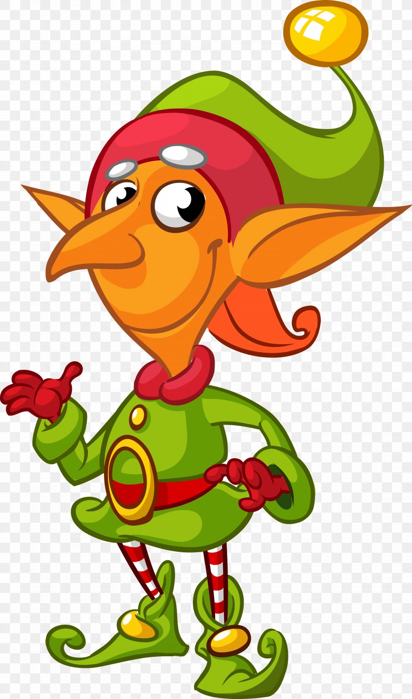 Christmas Elf Duende Drawing, PNG, 3893x6606px, Christmas Elf, Art, Artwork, Beak, Bird Download Free