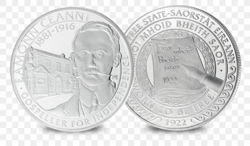 Commemorative Coin The Dublin Mint Office Silver Easter Rising, PNG, 1000x585px, Coin, Body Jewelry, Cash, Commemorative Coin, Currency Download Free